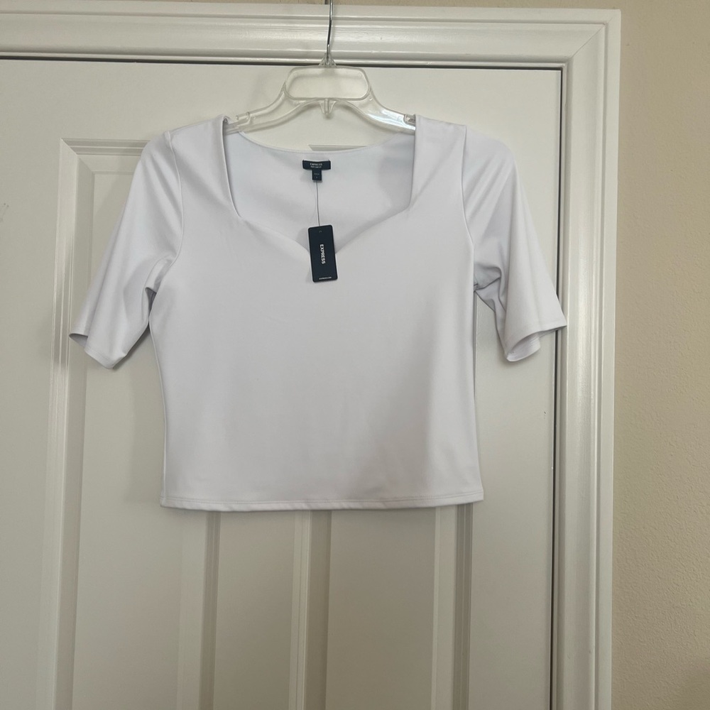 Express white top